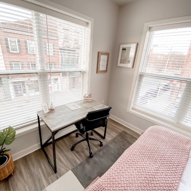 downtown troy apartments desk
